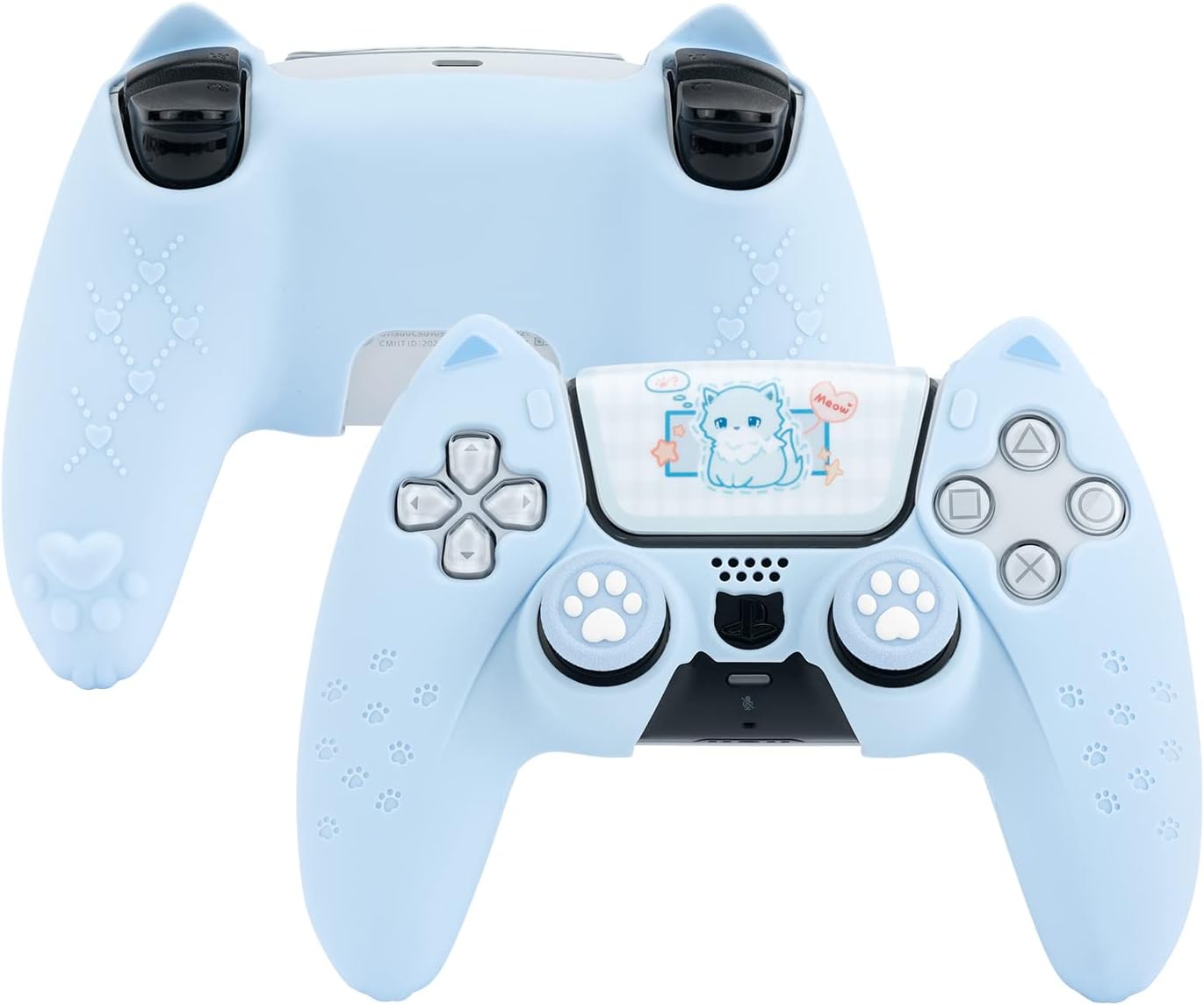 Blue Cat PS5 Controller Silicone Cover Back