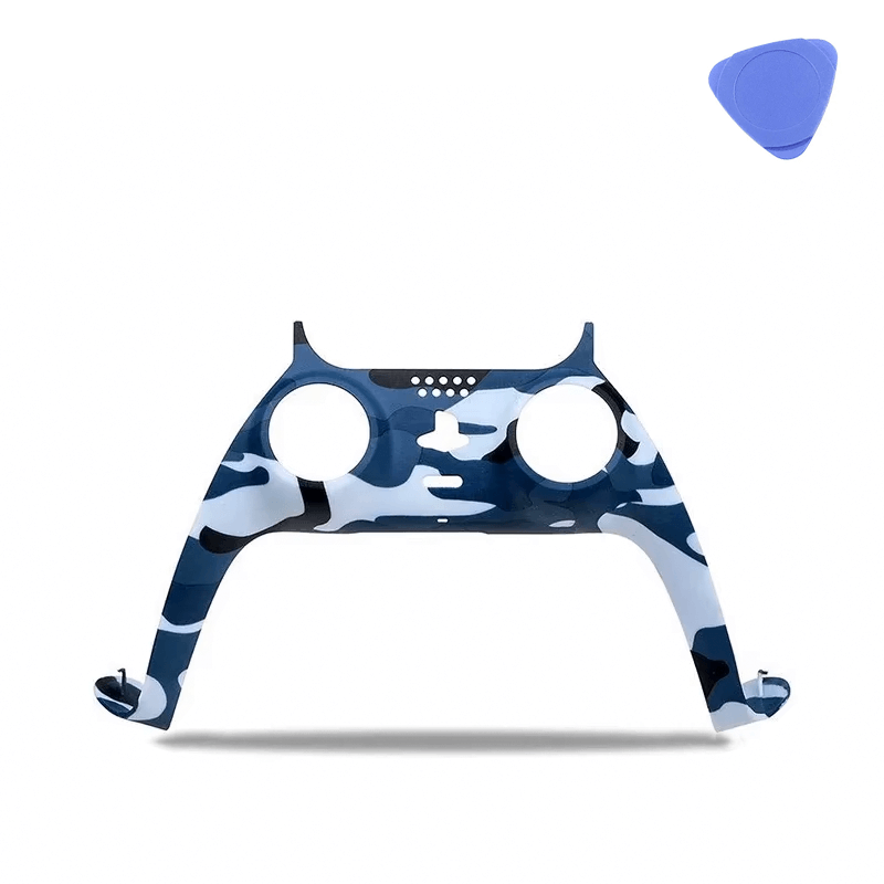 Blue Camo PS5 Controller Faceplate Trim