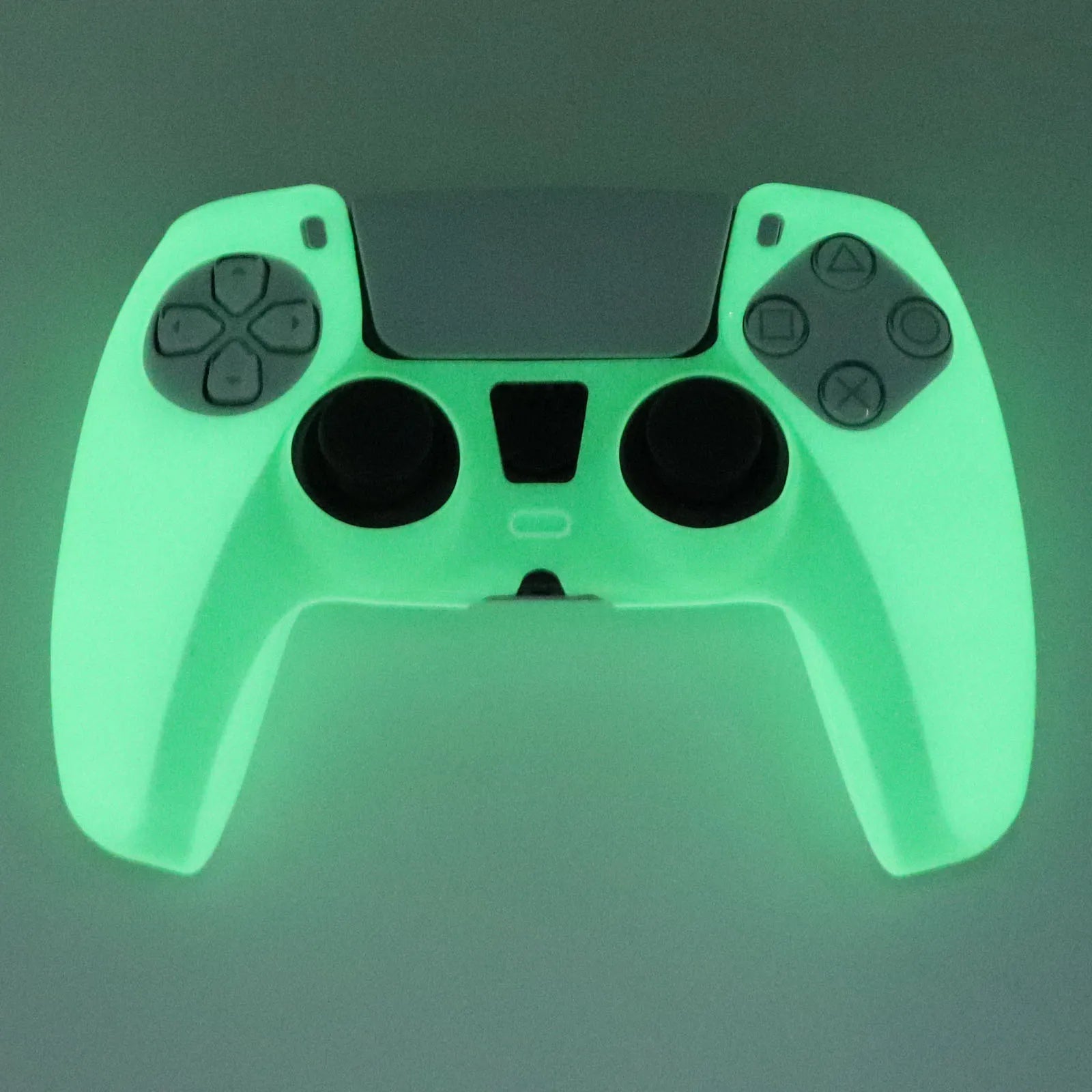 White Glow in Dark PS5 Controller Silicone Cover Night