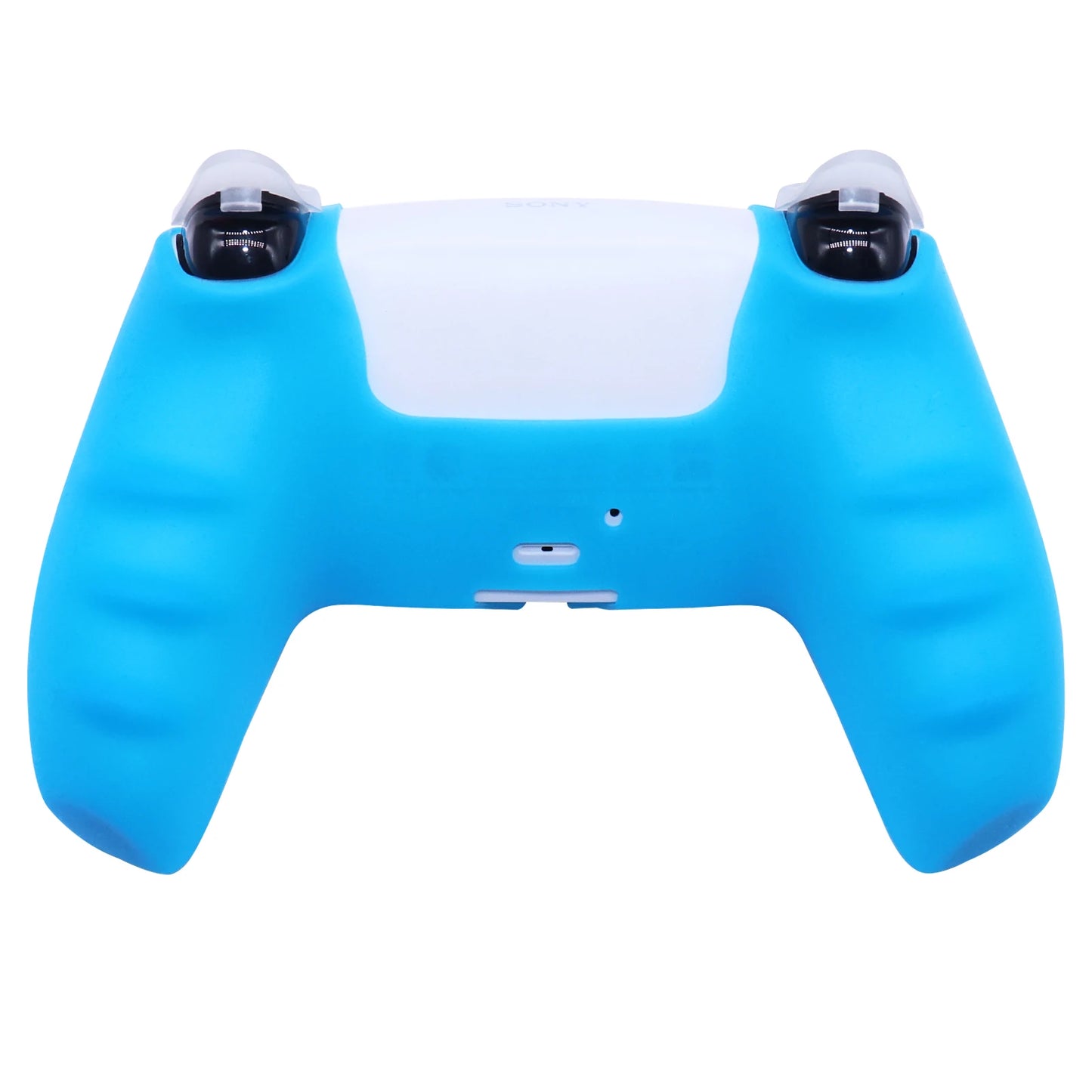 Blue Glow in Dark PS5 Controller Silicone Cover Back