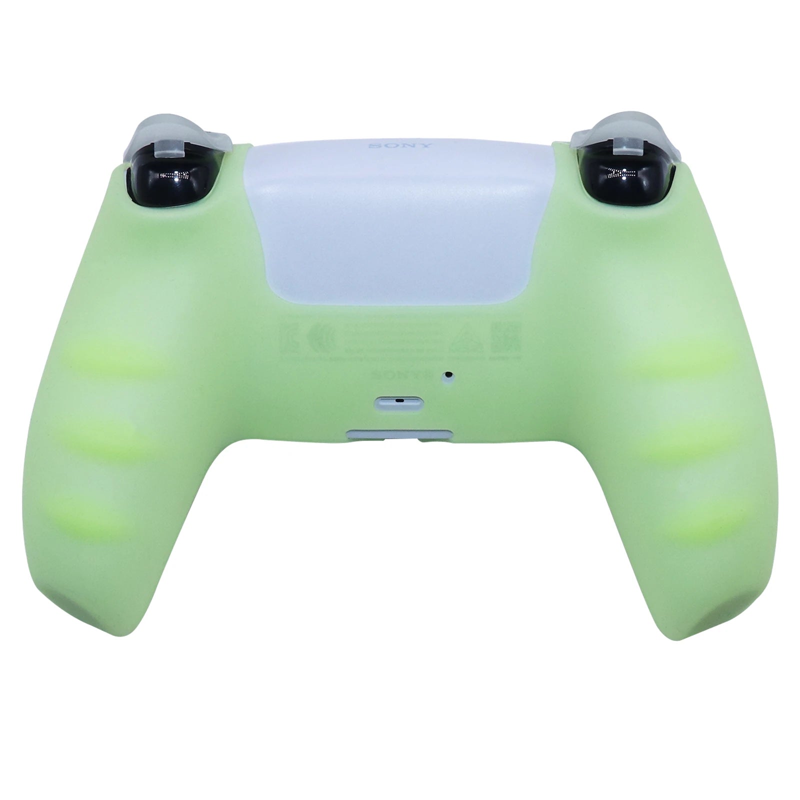 Green Glow in Dark PS5 Controller Silicone Cover Back