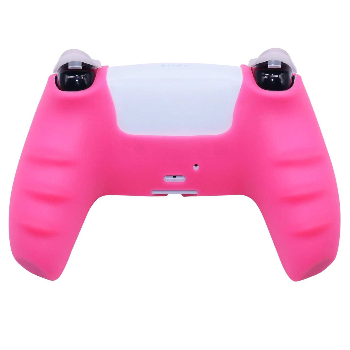 Pink Glow in Dark PS5 Controller Silicone Cover Back