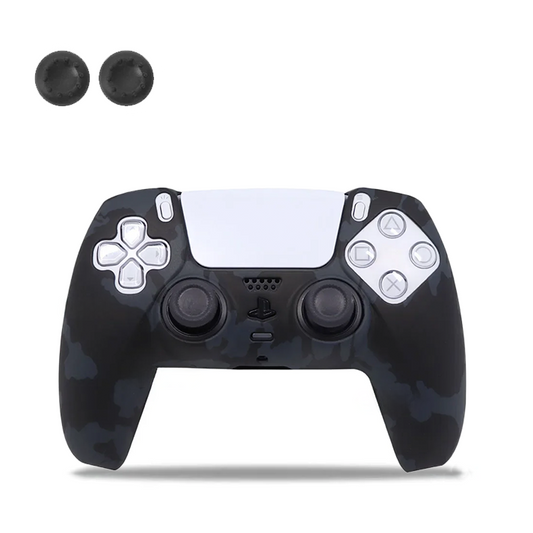 Black Camo PS5 Controller Silicone Cover