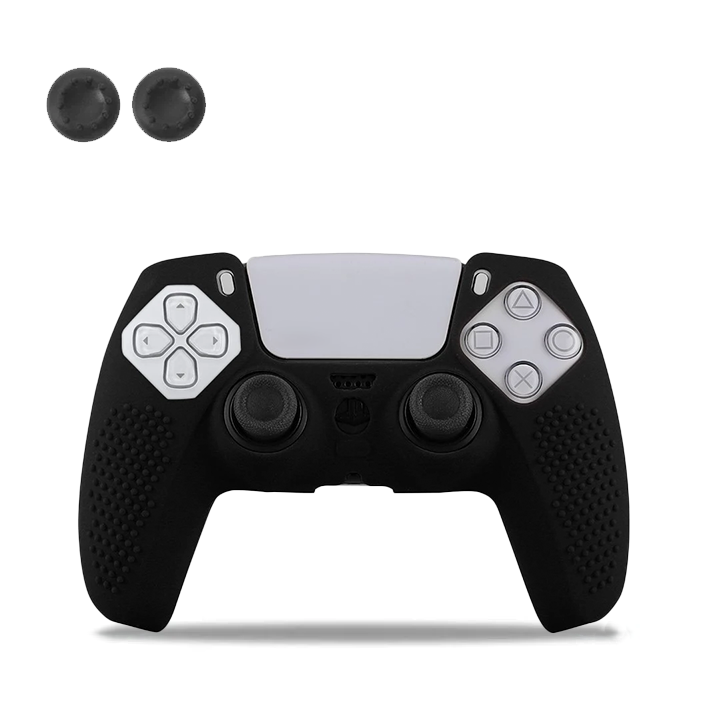 Black PS5 Controller Silicone Cover