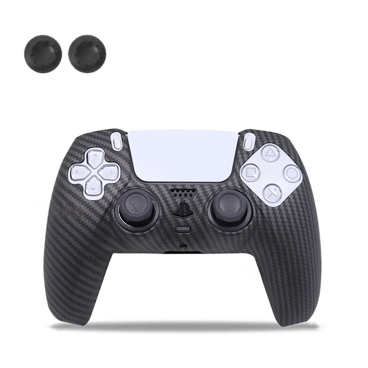 Carbon Fiber PS5 Controller Silicone Cover