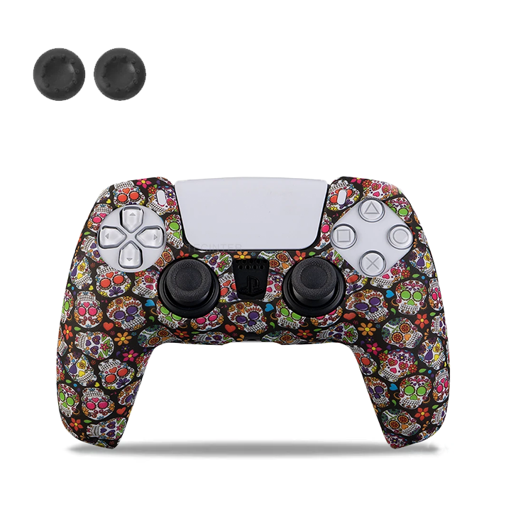 Candy Skulls PS5 Controller Silicone Cover