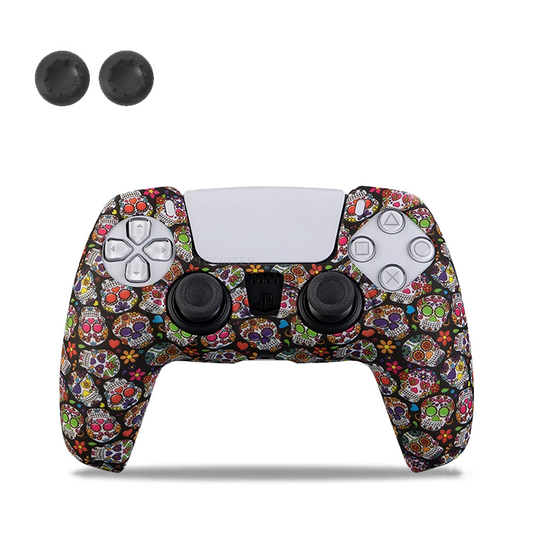 Candy Skulls PS5 Controller Silicone Cover