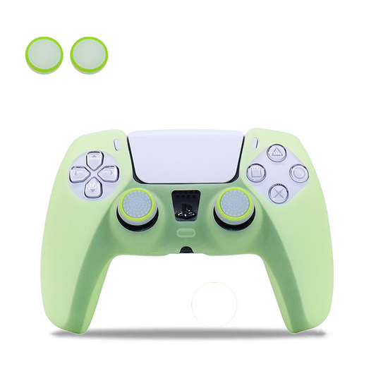 Green Glow in Dark PS5 Controller Silicone Cover