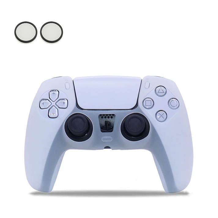 White Glow in Dark PS5 Controller Silicone Cover