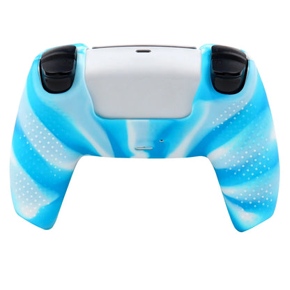 Blue Swirl PS5 Controller Silicone Cover Back