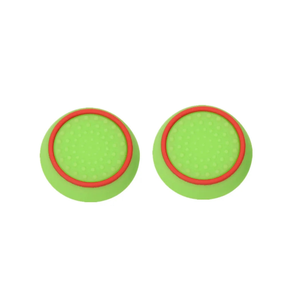 Green Orange PS5 Controller Thumbstick Grips