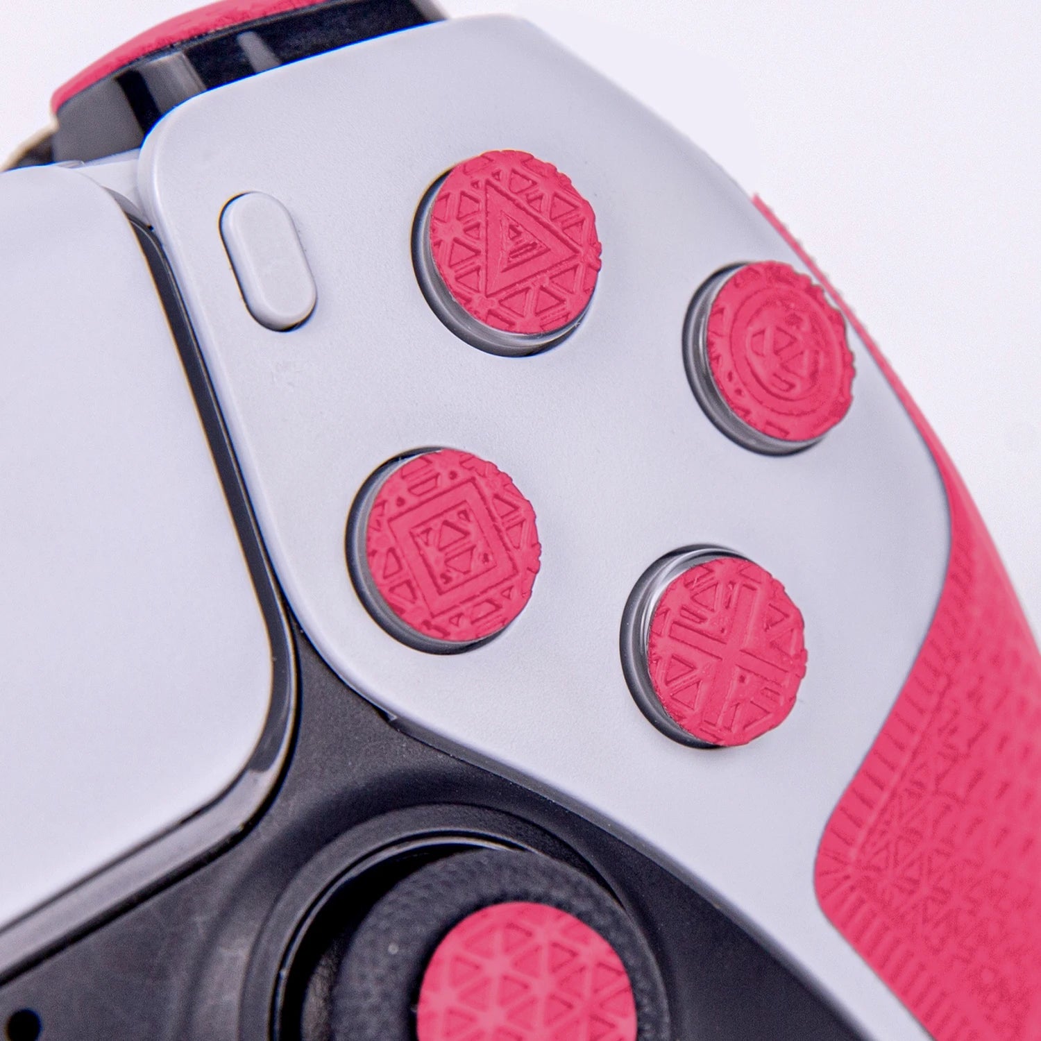 Pink PS5 Controller Performance Grips Buttons