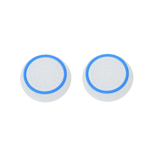 White Blue PS5 Controller Thumbstick Grips