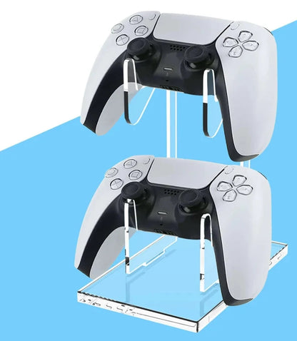 Transparent Dual PS5 Controller Holder Stand