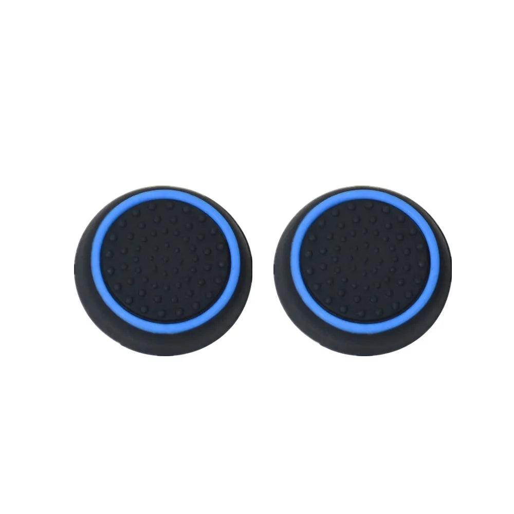 Black Blue PS5 Controller Thumbstick Grips