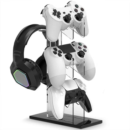 Black 3-layer PS5 Controller Holder Stand