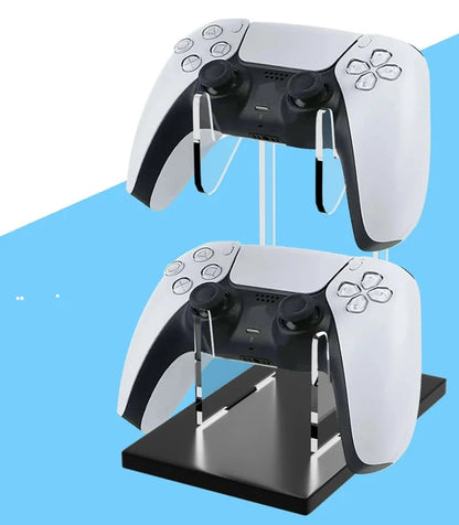 Black Dual PS5 Controller Holder Stand